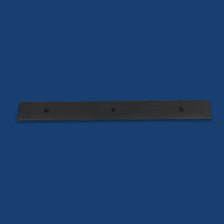 Top view of the ramp against a dark blue background, highlighting its mounting holes.