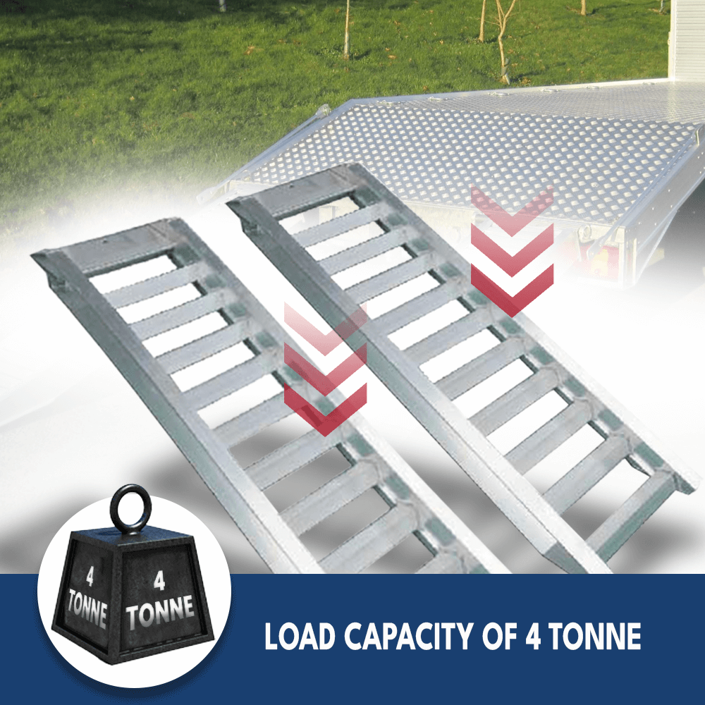 Heeve 4-Tonne 1.8m x 450mm Aluminium Loading Ramps – Ramp Champ