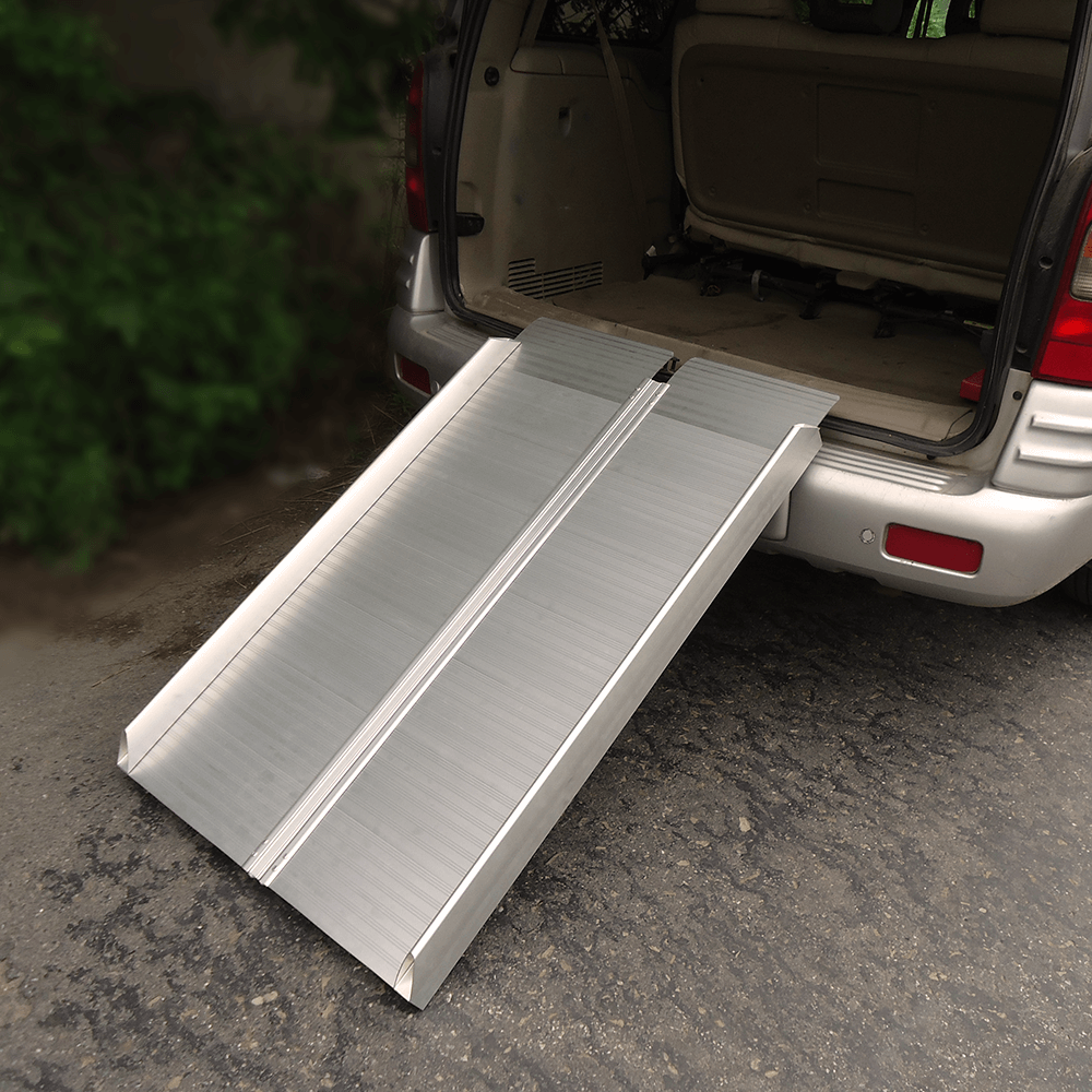 Heeve Portable Ramps Heeve Deluxe Folding Aluminium Wheelchair Ramp