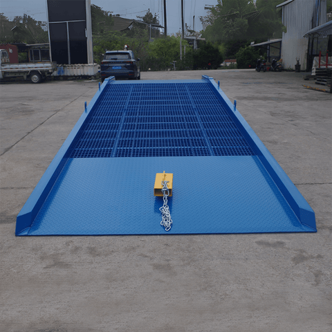 Heeve Forklift Low Dock Ramp/Yard Ramp with Grated Surface - Manual ...
