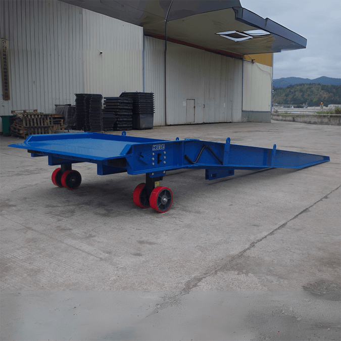 Heeve Forklift Low Dock Ramp/Yard Ramp with Grated Surface - Manual ...