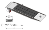 Heeve Forklift Dock Ramp/Yard Ramp with Grated Surface - Portable (H0567)