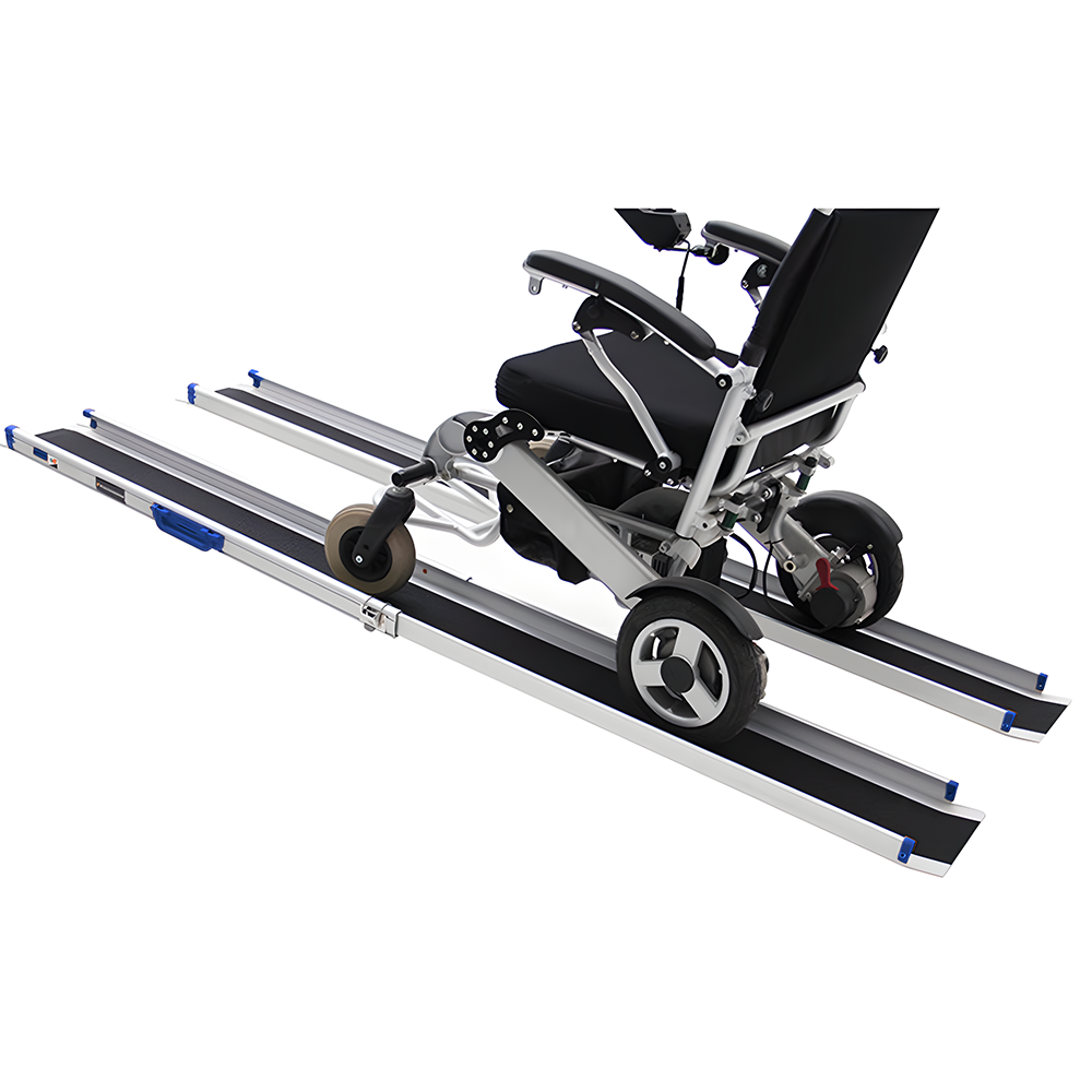 Heeve Premium Telescopic Wheelchair Ramp with High Traction Surface ...