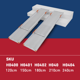 Heeve Portable Ramps Heeve Premium Wide Telescopic Aluminium Wheelchair Ramp