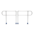 Heeve EasyRoll Modular Aluminium Rolling Ramp Handrail Kit on white background