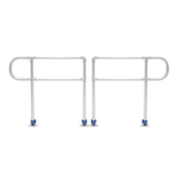 Heeve EasyRoll Modular Aluminium Rolling Ramp Handrail Kit on white background