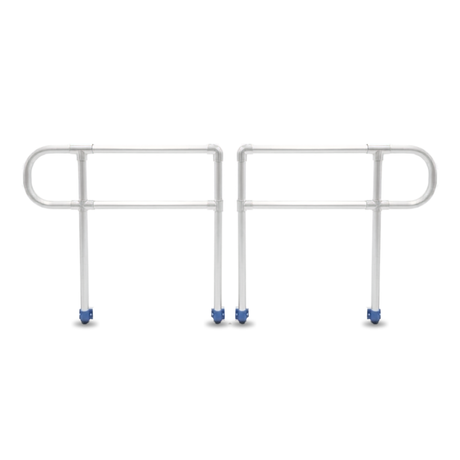 Heeve EasyRoll Modular Aluminium Rolling Ramp Handrail Kit on white background