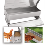 Heeve Livestock Accessories Heeve Galvanised Steel Chicken Feeder