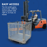 Heeve Forklift & Crane Attachments Heeve General Goods Cage Crane & Forklift Attachment