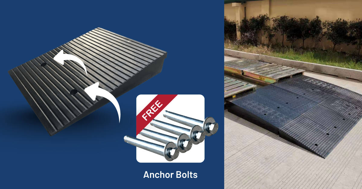 Free anchor bolts to fix it down