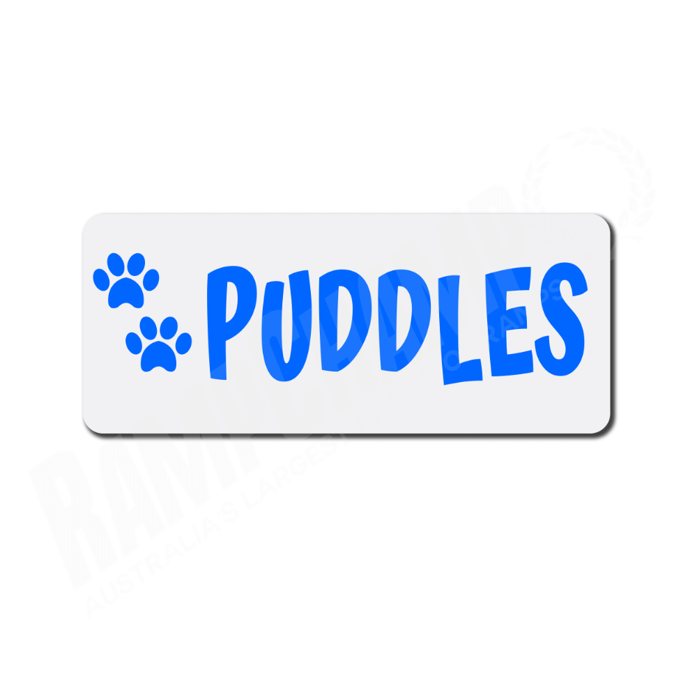 Heeve Pet Products Blue / Paws 1 x FREE Heeve 'Up-Ya-Get' Personalised Dog Ramp Tag (WITH PURCHASE ONLY)