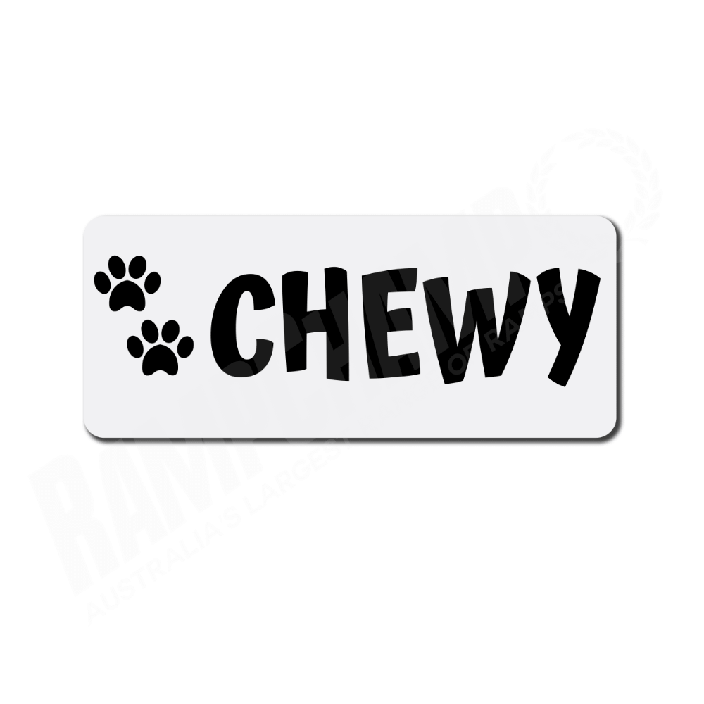 Heeve Pet Products Black / Paws 1 x FREE Heeve 'Up-Ya-Get' Personalised Dog Ramp Tag (WITH PURCHASE ONLY)