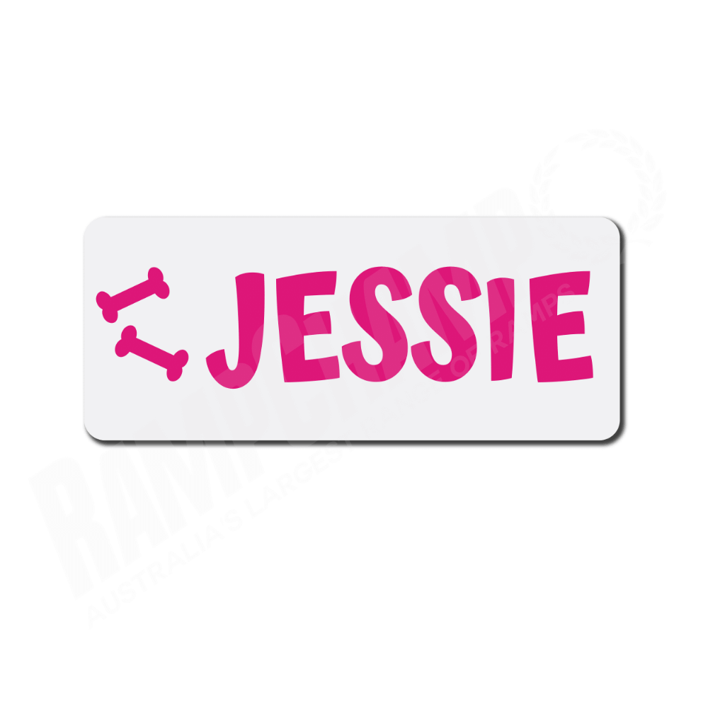 Heeve Pet Products Pink / Bones 1 x FREE Heeve 'Up-Ya-Get' Personalised Dog Ramp Tag (WITH PURCHASE ONLY)