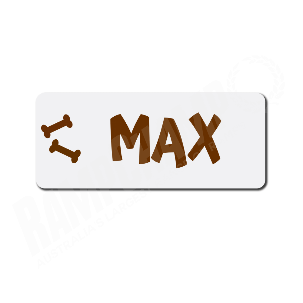 Heeve Pet Products Brown / Bones 1 x FREE Heeve 'Up-Ya-Get' Personalised Dog Ramp Tag (WITH PURCHASE ONLY)