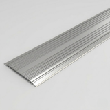 Top view of Kilargo 100mm Heavy-Duty Low-Profile Aluminium Threshold Plate IS4015-1000CA on a light grey background