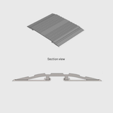 section view of Kilargo aluminium ramp