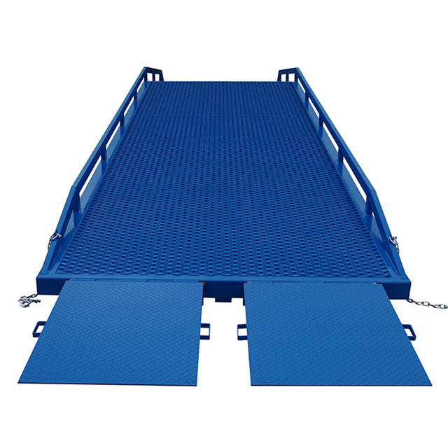 Hand Reel Ramp Heeve Forklift Dock Ramp/Yard Ramp with Grated Surface - Hydraulic ...