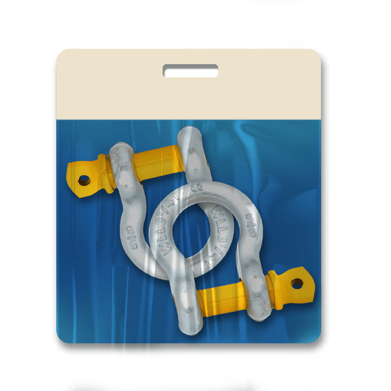 MC Steel Lifting Bow Shackle with Yellow Pins - Blister Pack – Ramp Champ