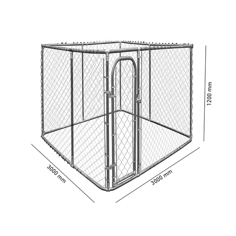 Heeve Pet Products Medium Heeve Galvanised Steel Dog Cage