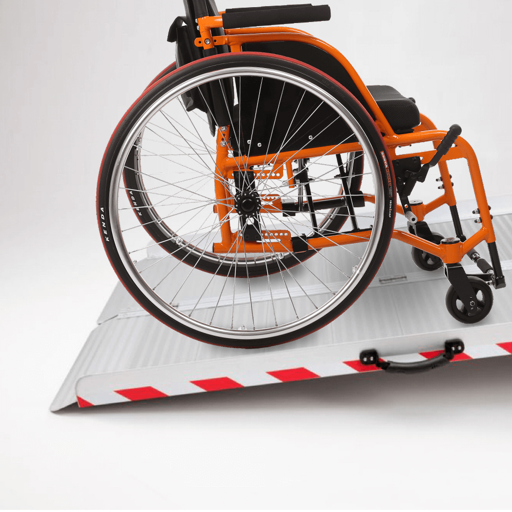 Heeve Portable Ramps Heeve Heavy Duty Single Fold Wide Aluminium Wheelchair Ramp