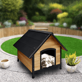 i.Pet  Outdoor Wooden Dog Kennel House - Extra Large