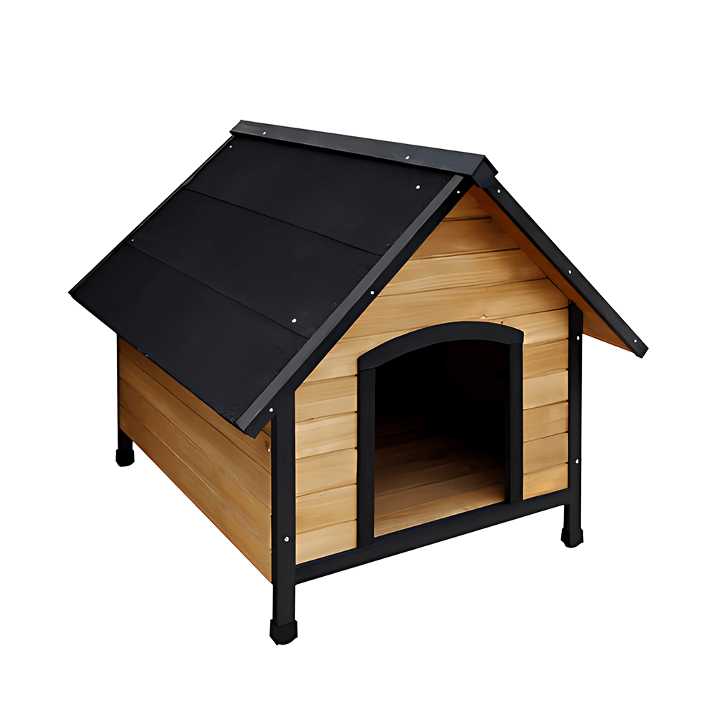 i.Pet Outdoor Wooden Dog Kennel House Extra Large Ramp Champ