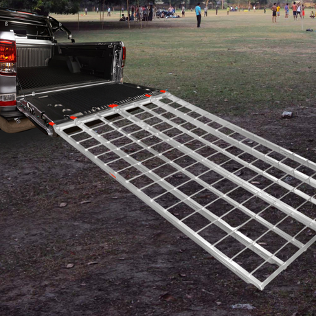 Oz 2.3m x 680kg Aluminium Folding ATV Loading Ramp