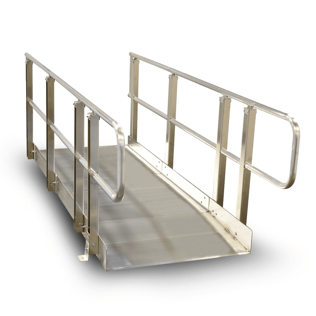 PVI Mobility Ramps 1220mm PVI OnTrac Wheelchair Access Ramp with Handrails, 385kg Capacity