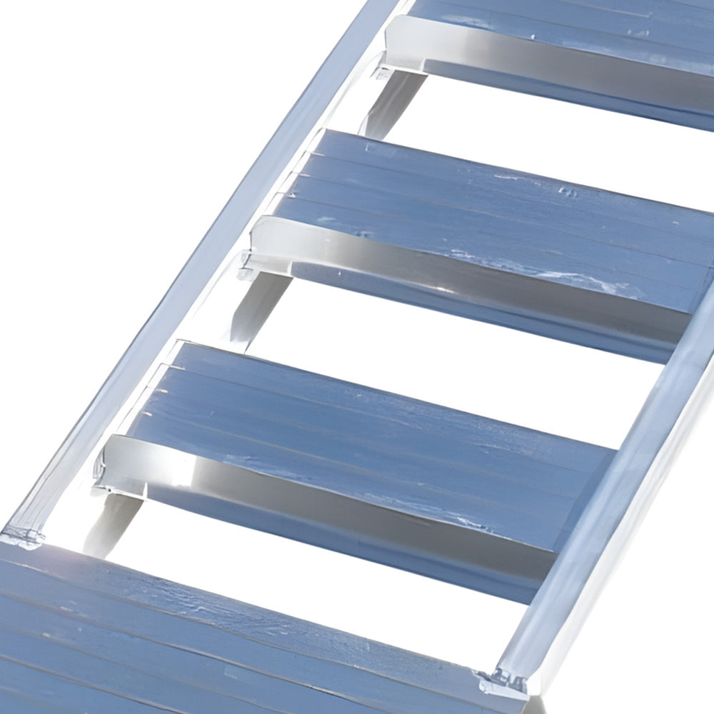 Sureweld 2.1m x 450kg Curved Foldable Aluminium Loading Ramps