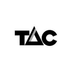 TAC logo in black and white