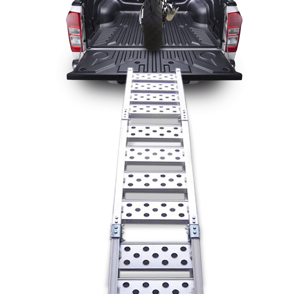 Heeve 340kg Tri-fold Aluminium Motorcyle Ramp