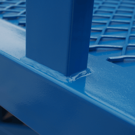 Heeve Loading Dock & Warehouse Heeve Steel Forklift Dock Ramp/Yard Ramp with Grated Surface - Manual