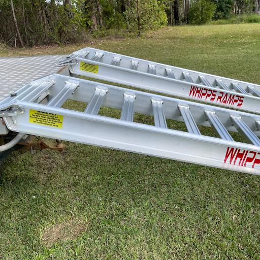 Whipps Construction & Machinery Whipps 6 Tonne 2.0m x 450mm Aluminium Machinery Loading Ramps