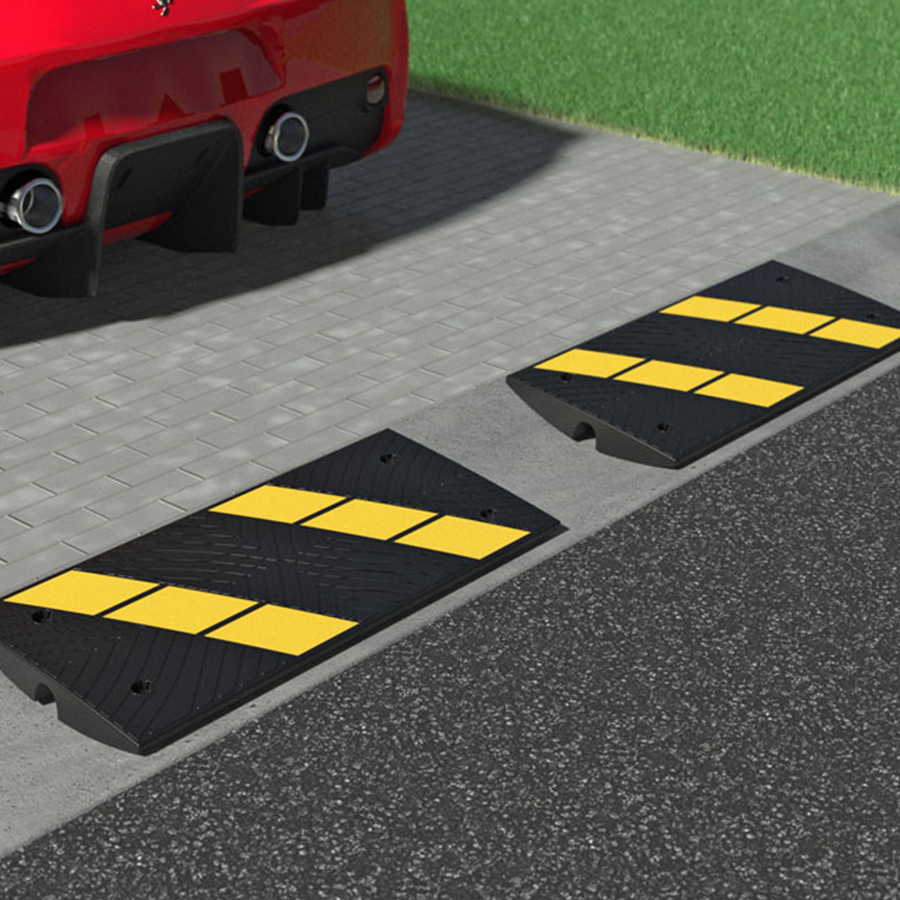 Barrier Group 900mm Rubber Kerb Ramp for Rolled-Edge Kerb – Ramp Champ