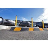 Barrier Group Traffic Control & Parking Equipment Barrier Group One Piece Rubber Wheel Stop