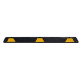 Base Guard® 1650mm Rubber Wheel Stop traffic barrier on a white background