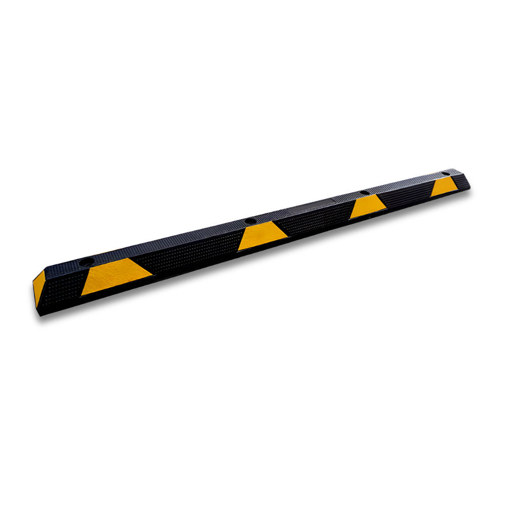 Base Guard® 1830mm Rubber Wheel Stop on a white background