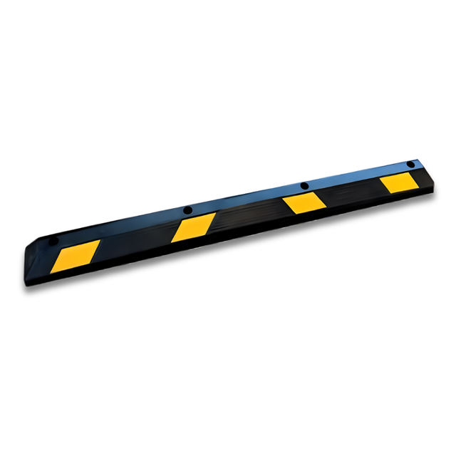 Base Guard® 1830mm Rubber Wheel Stop on a white background