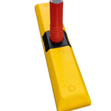 top view of Base Guard 500mm Traffic Lane Divider with Flexible Warning Post