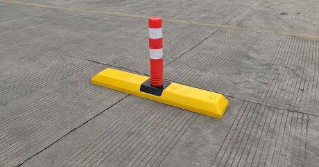 Base Guard 500mm Traffic Lane Divider with Flexible Warning Post