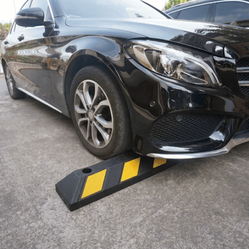 Base Guard 550mm Rubber Wheel Stop