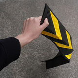 Base Guard Chevron Rubber Corner Guard – Heavy Duty