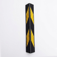 Base Guard Chevron Rubber Corner Guard – Standard Duty on White background