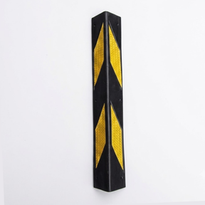Base Guard Chevron Rubber Corner Guard – Standard Duty on White background