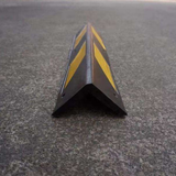 Base Guard Chevron Rubber Corner Guard – Standard on concrete surface