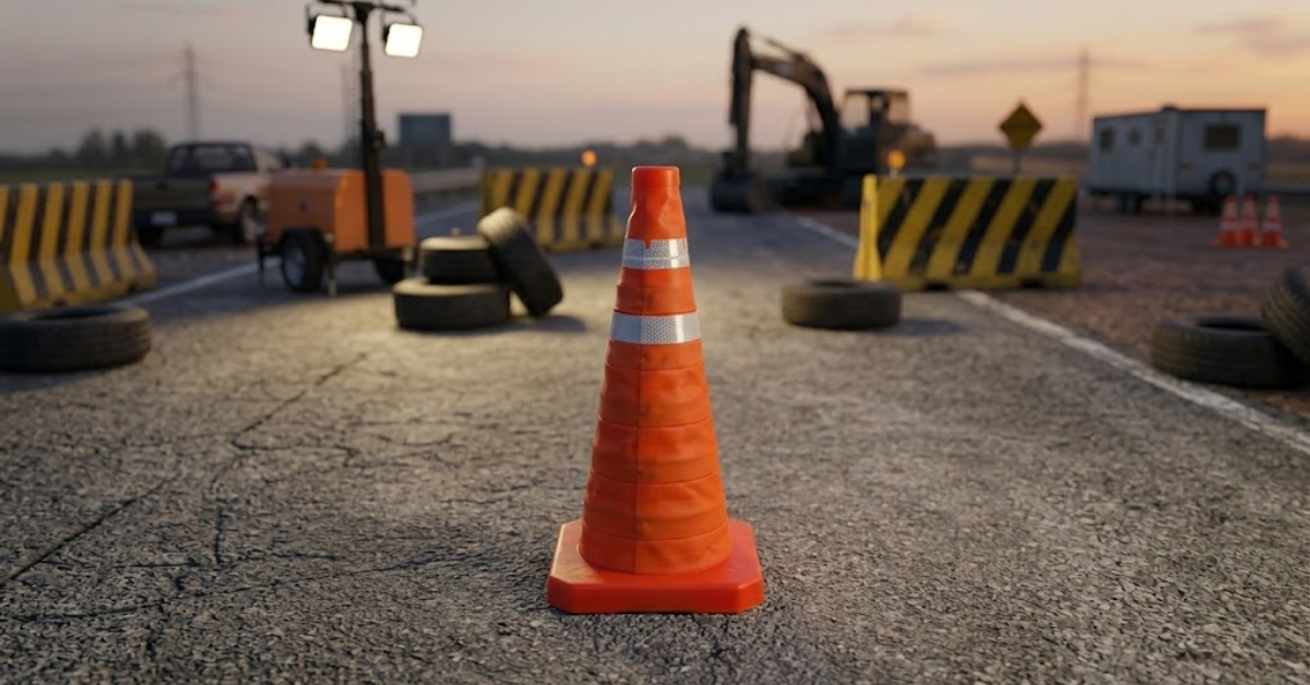Base Guard Collapsible Traffic Cone
