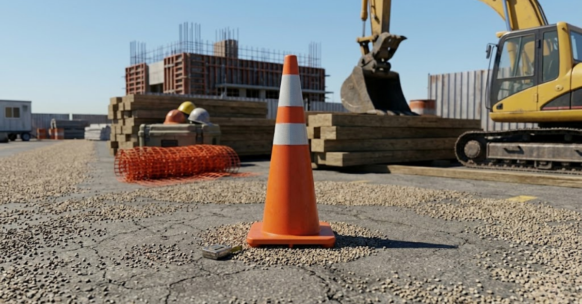 Base Guard Dual Reflective Traffic Cone - 900mm