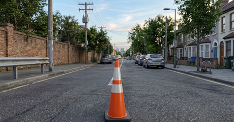 Base Guard Reflective Traffic Cone with Plastic + Rubber Base - 750mm