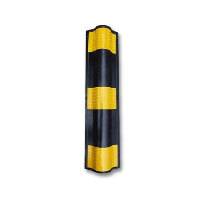 Base Guard Heavy Duty Rubber Corner Guard on White Background