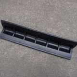Base Guard Heavy Duty Rubber Corner Guard on cement floor Background